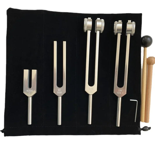 Chakras Tunning Fork Set Yoga Sound Healing Tuning Forks Set Musical Instrument Drawer Percussion Effects Instruments Therapies