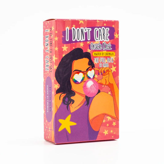 82 Cards I DON'T CARE Oracle Deck 10.3*6CM Fortune Telling Divination Tarot Cart With PDF GuideBook