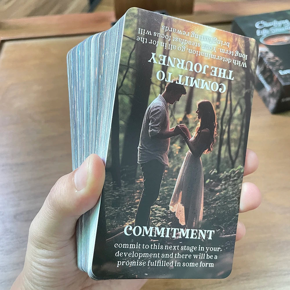 Clarifying Life Situations Love and Career Readings Oracle Cards English Version Tarot Deck in Box 80-cards