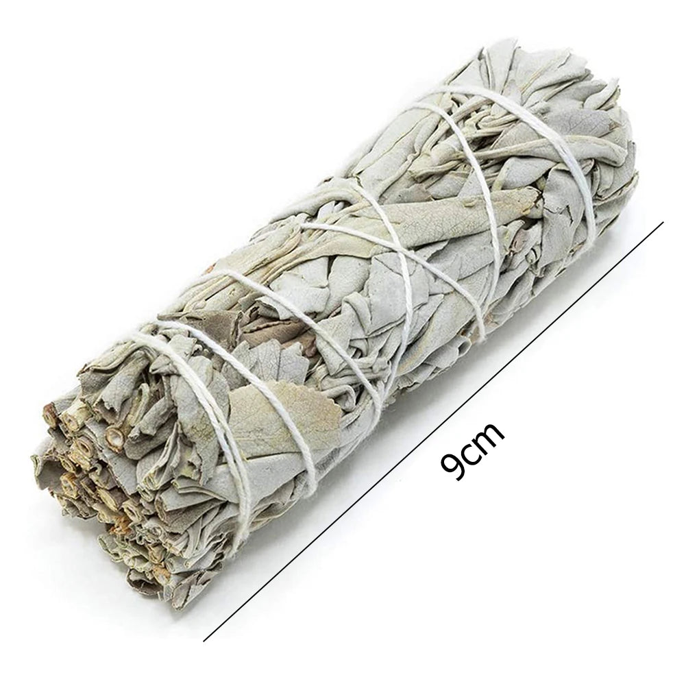 Palo Santo Natural White Sage Grass Bundle Smudge Sticks Pure Leaf Smoky Indoor Purification Grass Incense Home Office Cleansing