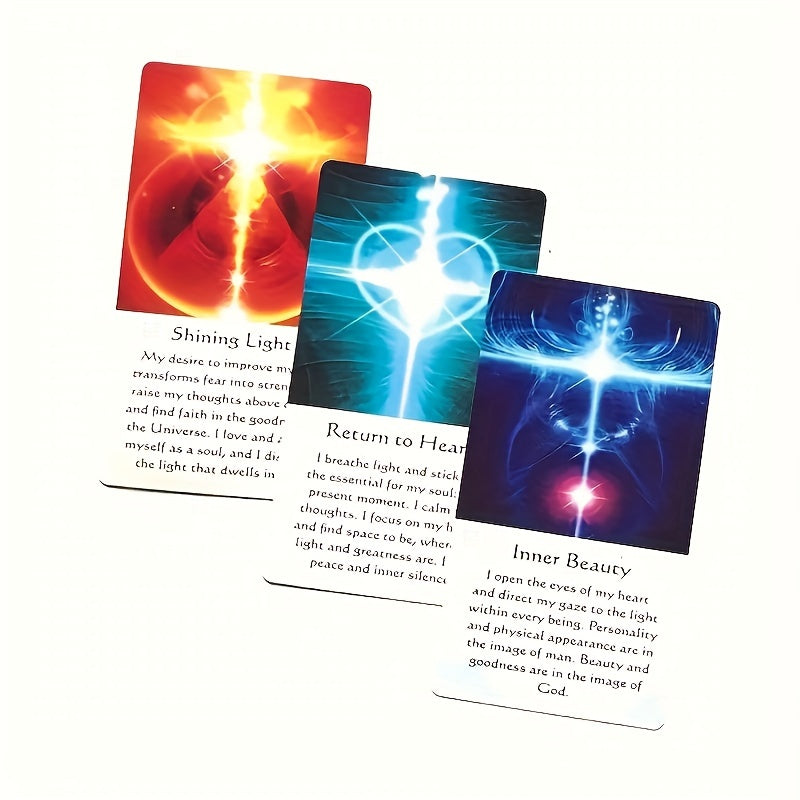 54pcs, Tarot Cards, Oracle Deck, Unlock Your Inner Wisdom With Healing Energy, Fortune Telling Card, Interactive Game, Party Game, Holiday Game, Creative Small Gift