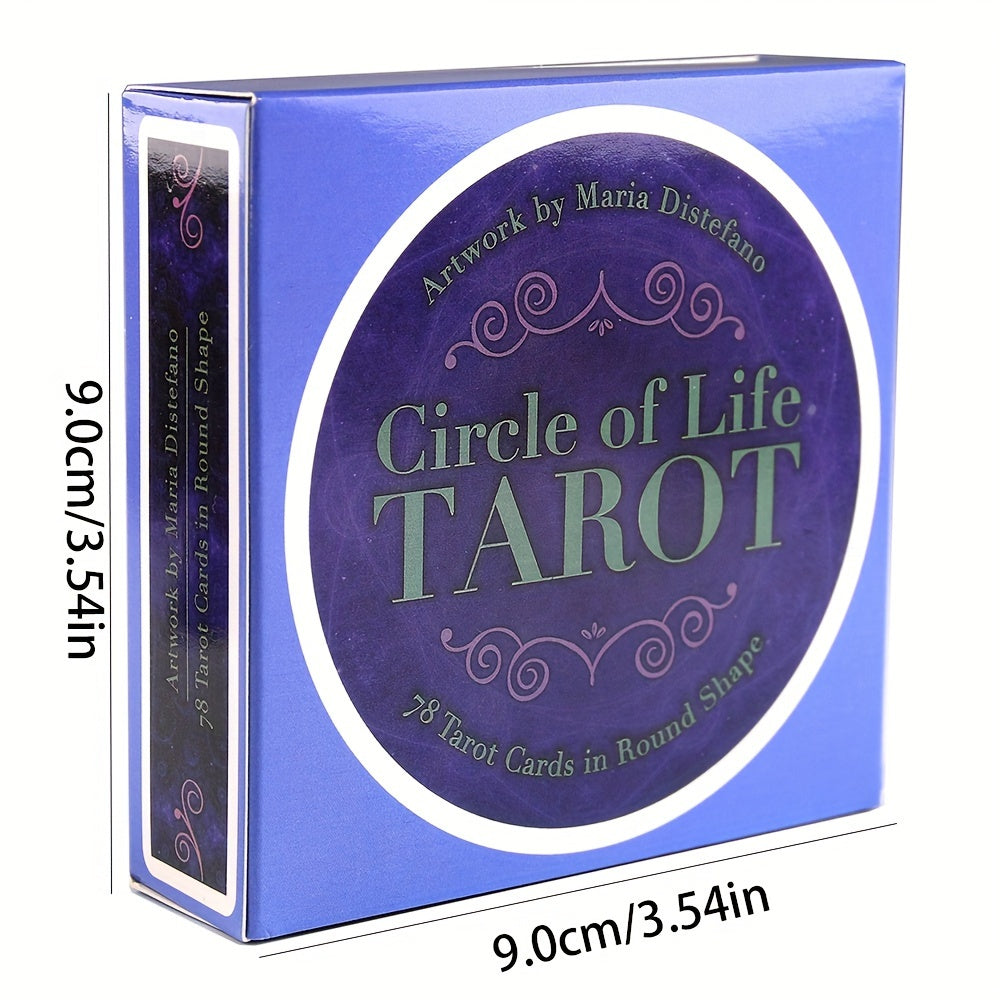 Circle Of Life Tarot Card Entertainment Fate Divination Card Game, gaming gift
