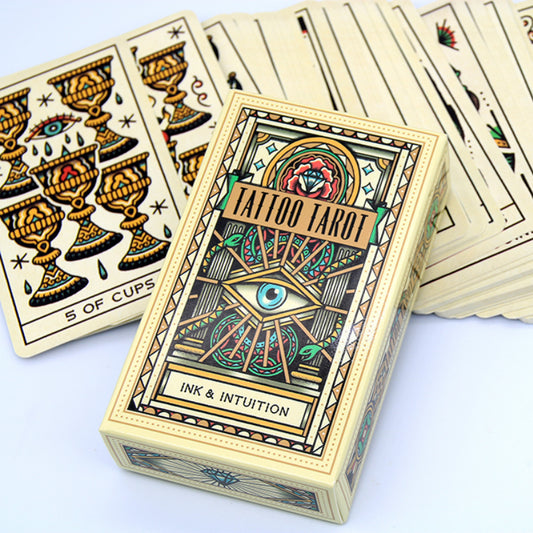 Unlock Your Fate: Discover Your future with the Tattoo Tarot Deck Card Game