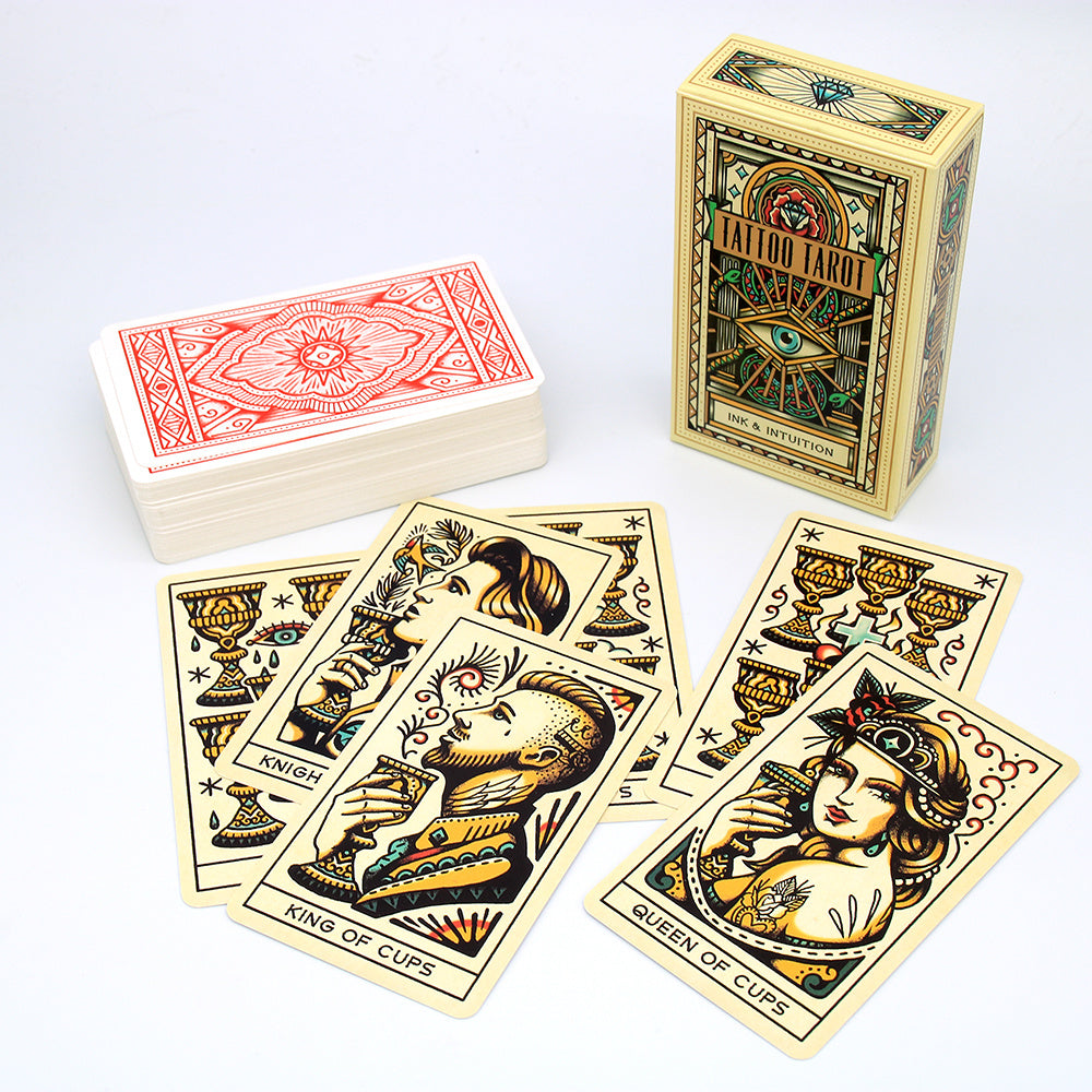Unlock Your Fate: Discover Your future with the Tattoo Tarot Deck Card Game