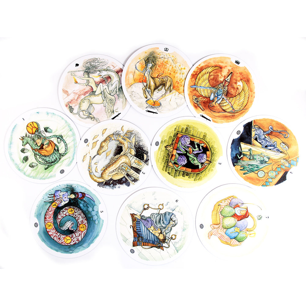 Circle Of Life Tarot Card Entertainment Fate Divination Card Game, gaming gift