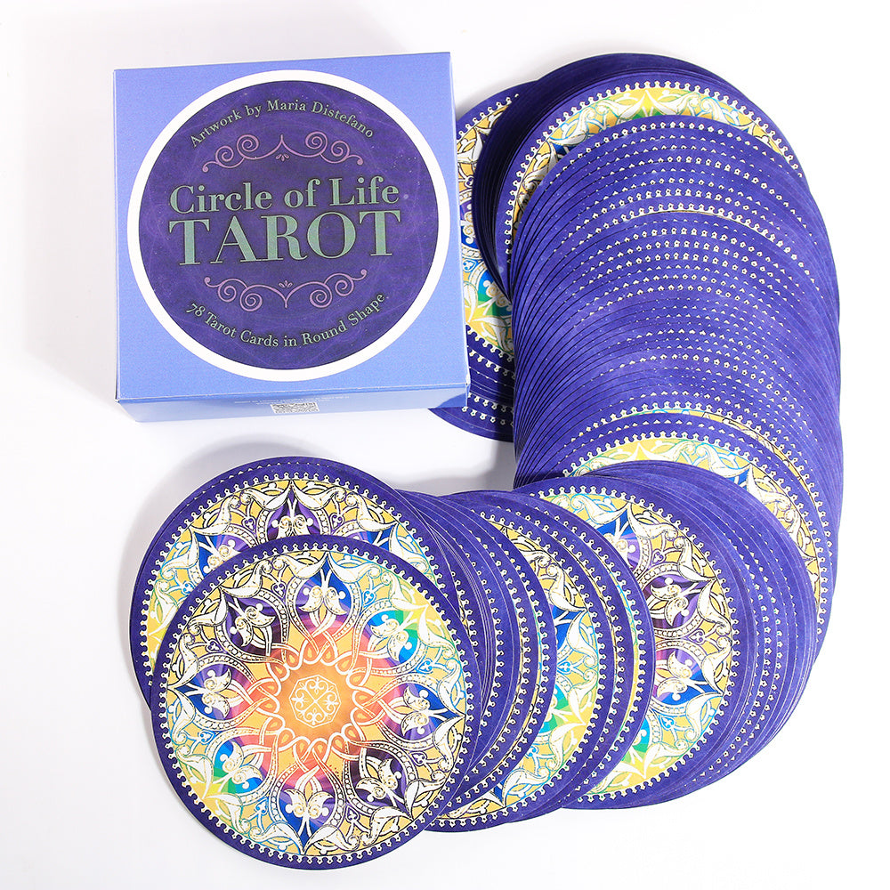 Circle Of Life Tarot Card Entertainment Fate Divination Card Game, gaming gift