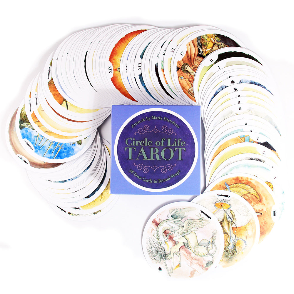 Circle Of Life Tarot Card Entertainment Fate Divination Card Game, gaming gift