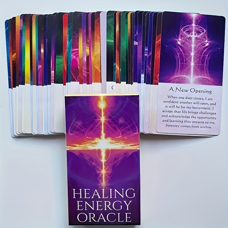 54pcs, Tarot Cards, Oracle Deck, Unlock Your Inner Wisdom With Healing Energy, Fortune Telling Card, Interactive Game, Party Game, Holiday Game, Creative Small Gift