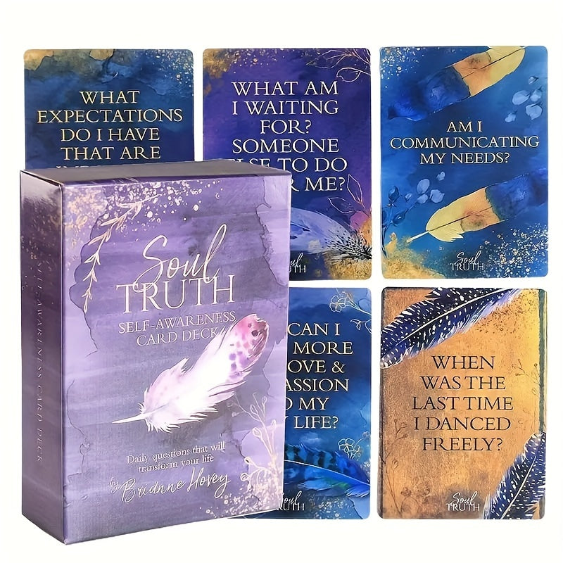 Soul truth self-awareness tarot card
