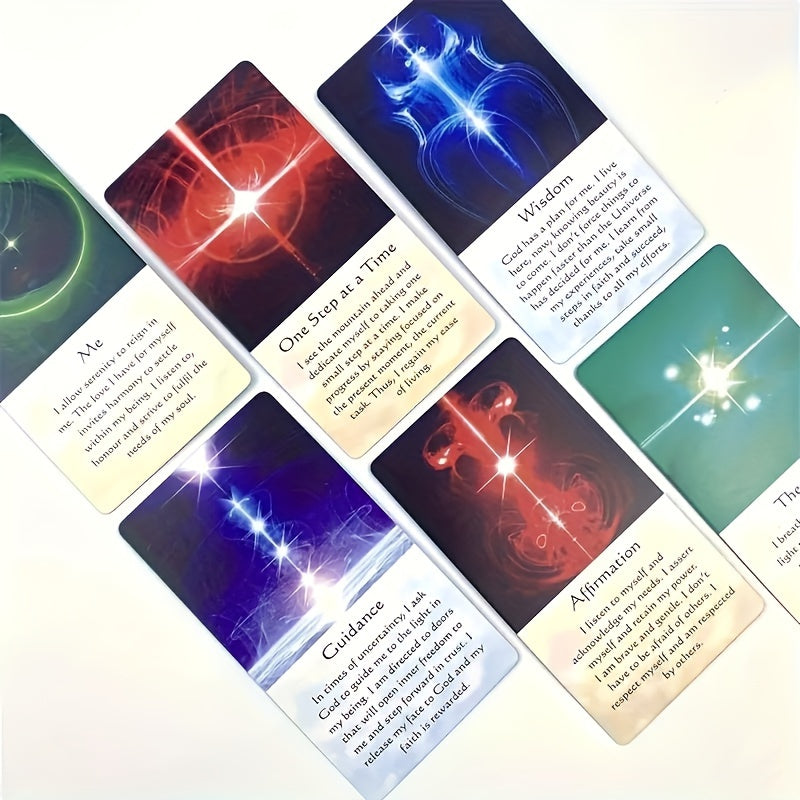 54pcs, Tarot Cards, Oracle Deck, Unlock Your Inner Wisdom With Healing Energy, Fortune Telling Card, Interactive Game, Party Game, Holiday Game, Creative Small Gift
