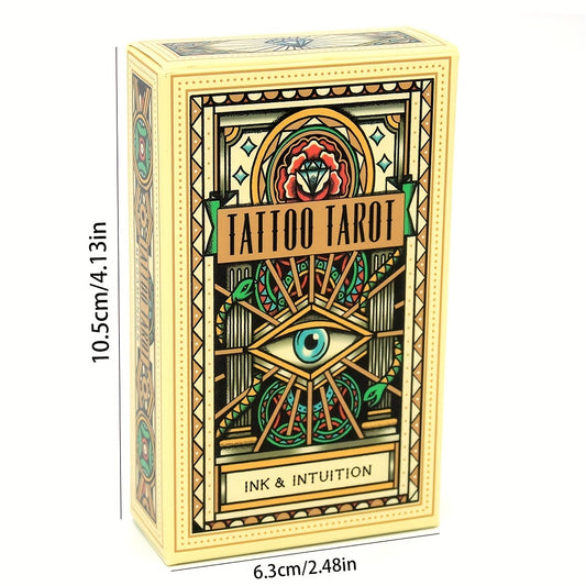Unlock Your Fate: Discover Your future with the Tattoo Tarot Deck Card Game