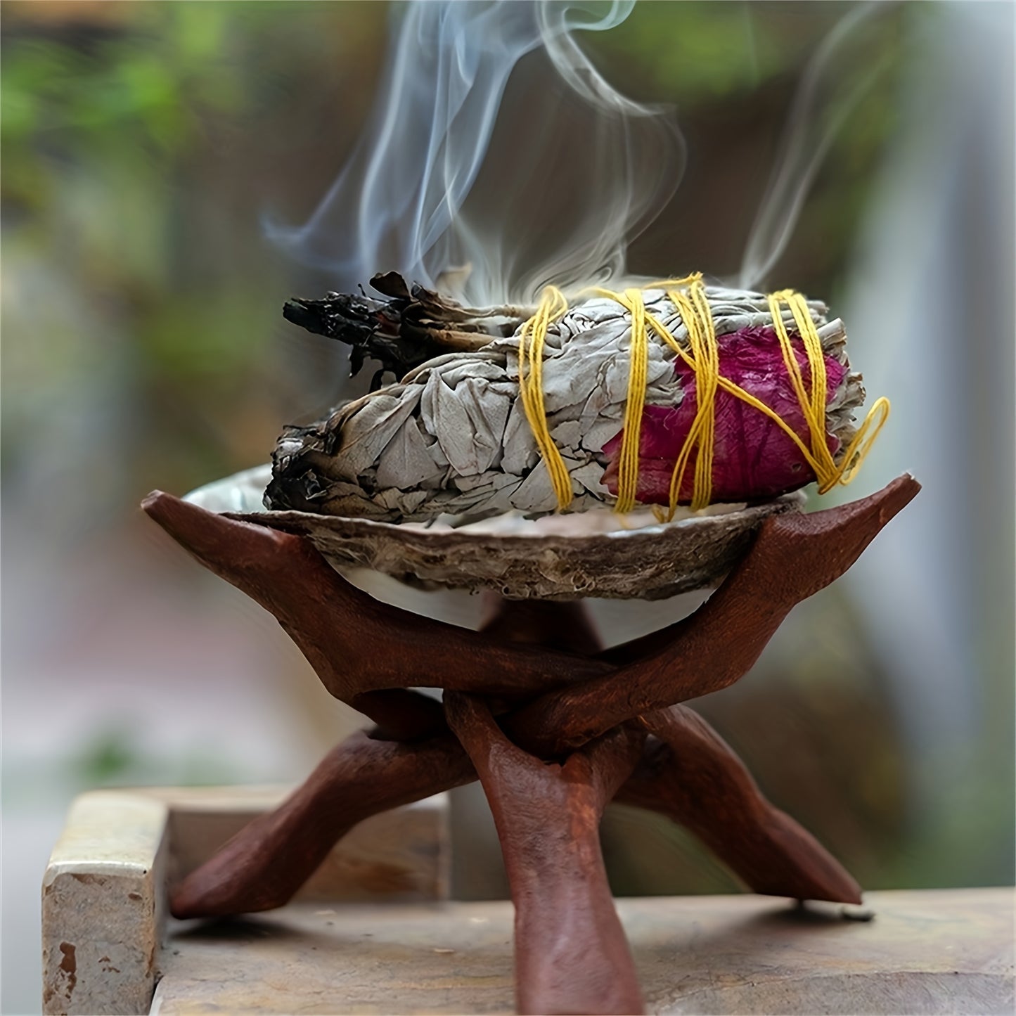 Sage Smudge Stick Set for Cleansing and Purification - Includes 3 White Sage Bundles, 2 Palo Santo Sticks, Abalone Shell, and Feather for Meditation, Aromatherapy, and Home Blessing
