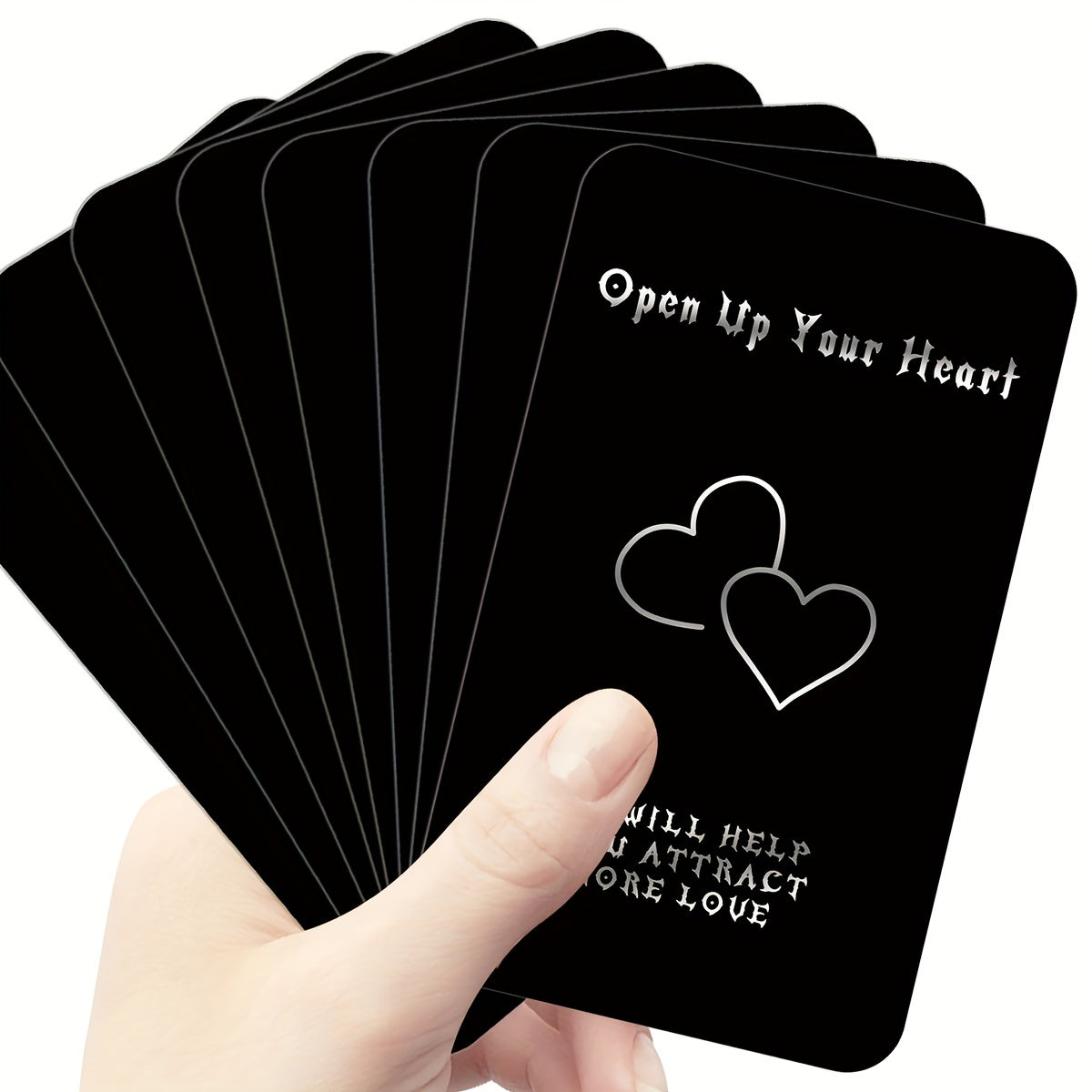 Tarot Set, 40 Sheets Tarot Fortune-telling Game Cards, Cards For Beginners (black, 2.75" × 4.72")