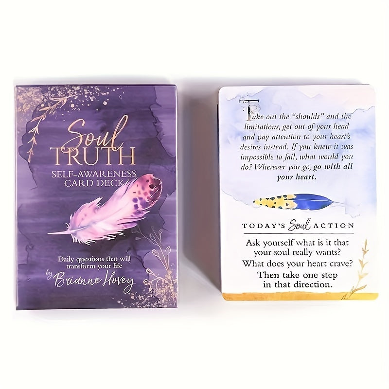 Soul truth self-awareness tarot card