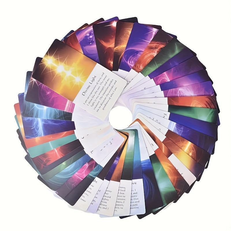 54pcs, Tarot Cards, Oracle Deck, Unlock Your Inner Wisdom With Healing Energy, Fortune Telling Card, Interactive Game, Party Game, Holiday Game, Creative Small Gift