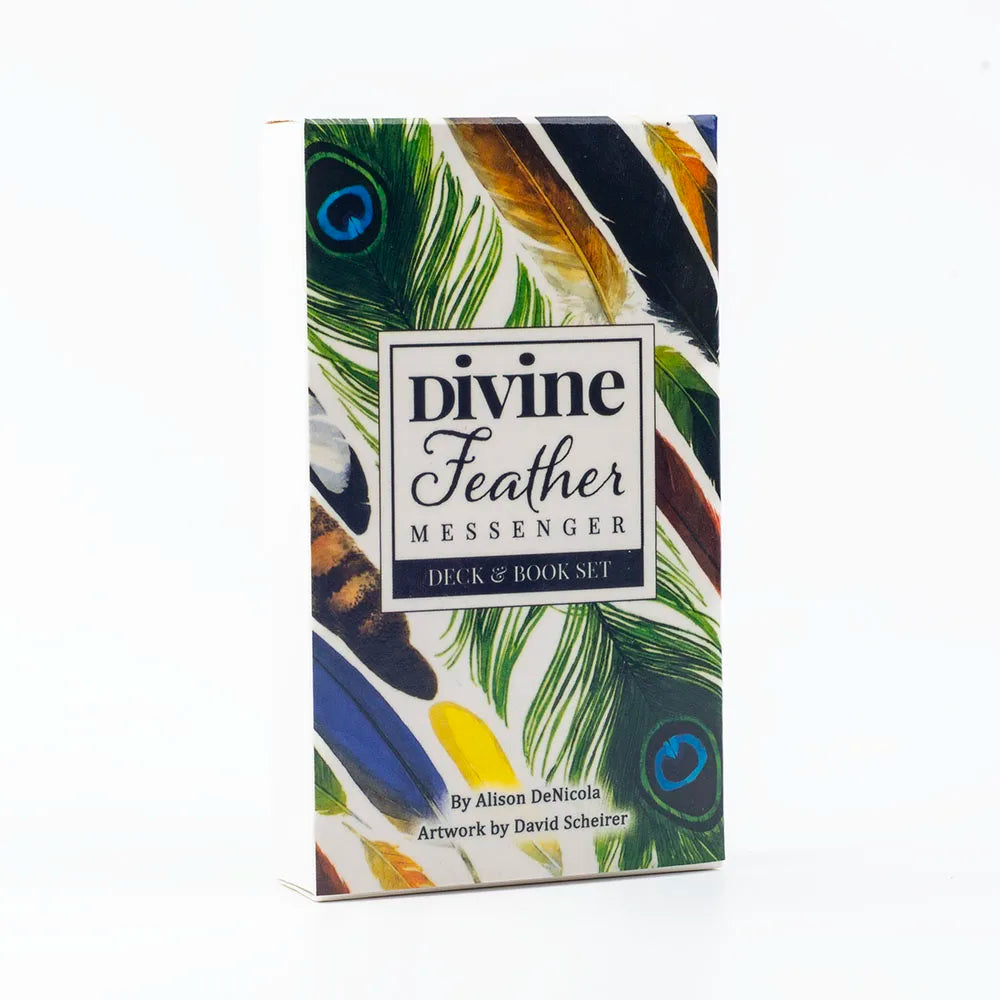 Divine Feather Messenger Tarot Oracle Cards 44 Birds Symbolism & Energies 10.3x6CM Divination Fate Reading and Board Game