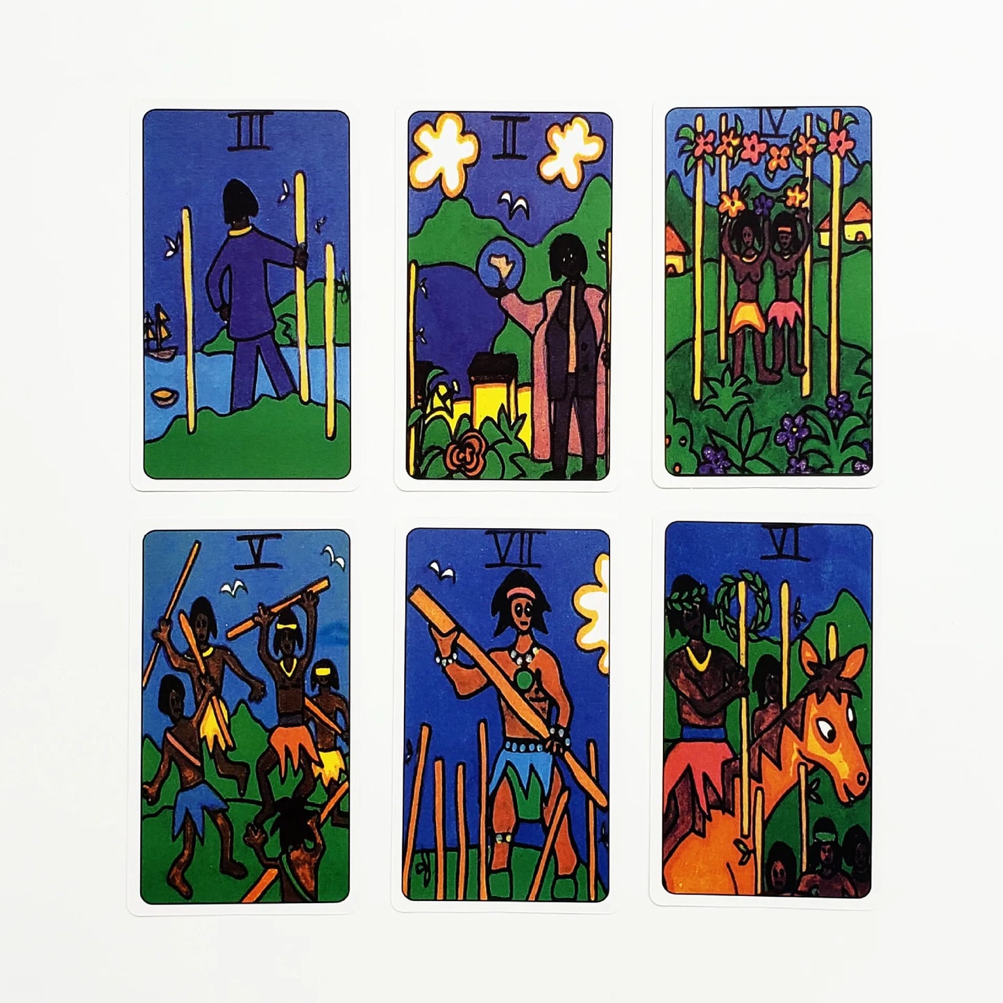 African Tarot Cards deck Fortune Telling Divination Oracle Family Leisure Game With PDF Guidebook board games