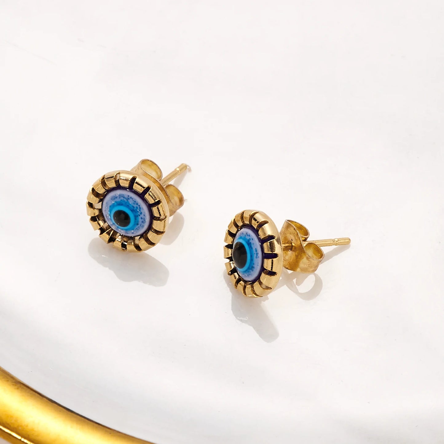 Zircon Evil Eye Necklace for Women Gold Color Choker Chain Turkish Blue Eyes Pendant Necklace Lucky Jewelry Gift collier femme