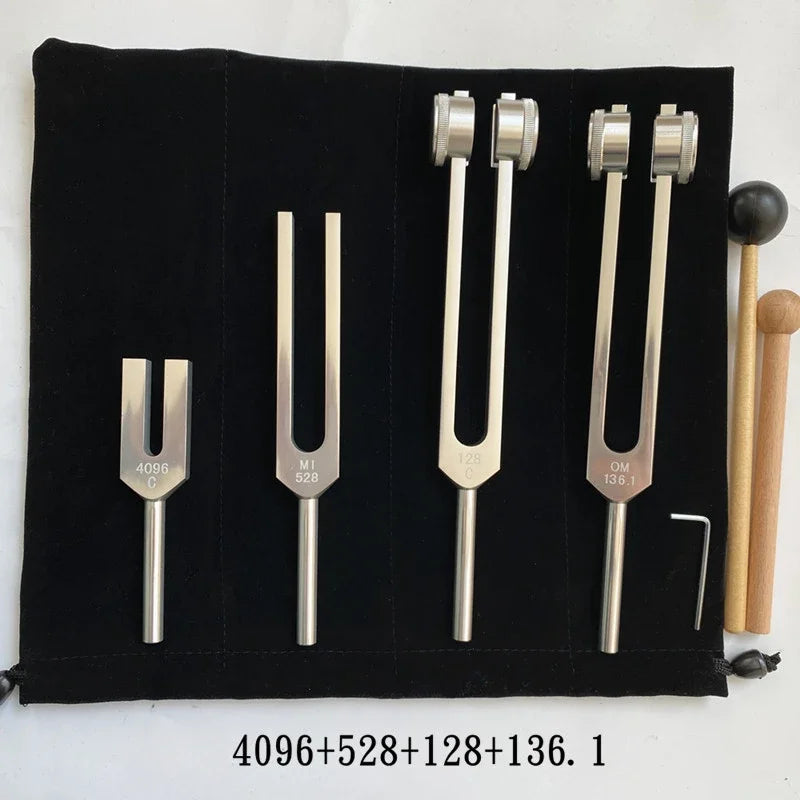 Chakras Tunning Fork Set Yoga Sound Healing Tuning Forks Set Musical Instrument Drawer Percussion Effects Instruments Therapies