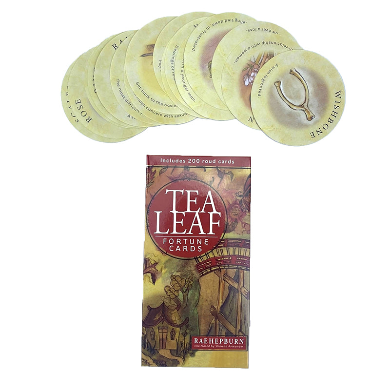 Tea Leaf Fortune Cards Tarot Oracle Card Prophecy Divination Deck Family Party Board Game Fortune Telling Game