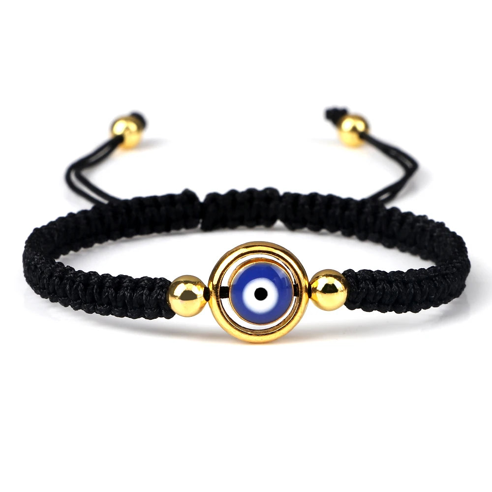 Charm Turkish Style Blue Evil Eye Bracelets & Bangle For Women Men Handmade Woven Lucky Red Rope Bracelet Friendship Jewelry