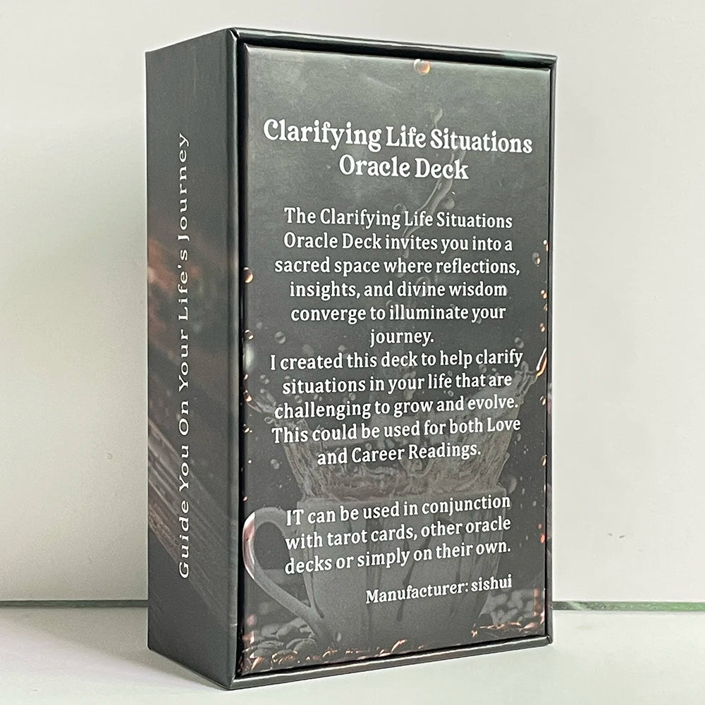 Clarifying Life Situations Love and Career Readings Oracle Cards English Version Tarot Deck in Box 80-cards