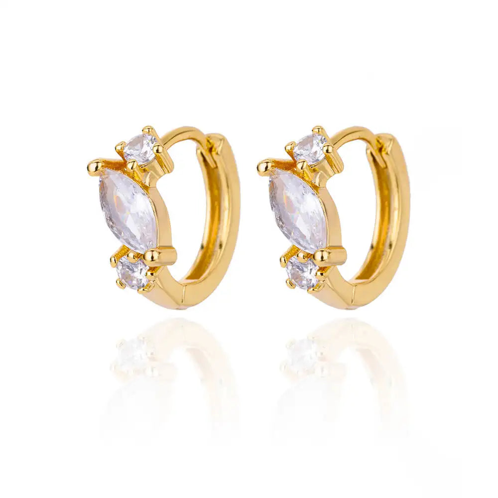 Lucky Evil Eye Hoop Earrings for Women Stainless Steel Earrings 2024 Trend Couple Aesthetic Ear Jewelry Freeshipping Item aretes