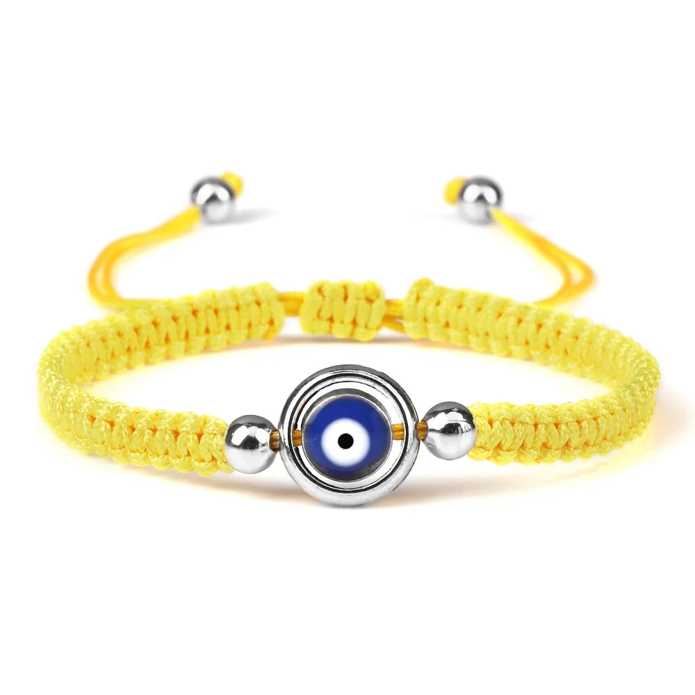 Charm Turkish Style Blue Evil Eye Bracelets & Bangle For Women Men Handmade Woven Lucky Red Rope Bracelet Friendship Jewelry