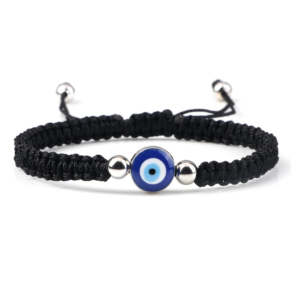 Charm Turkish Style Blue Evil Eye Bracelets & Bangle For Women Men Handmade Woven Lucky Red Rope Bracelet Friendship Jewelry