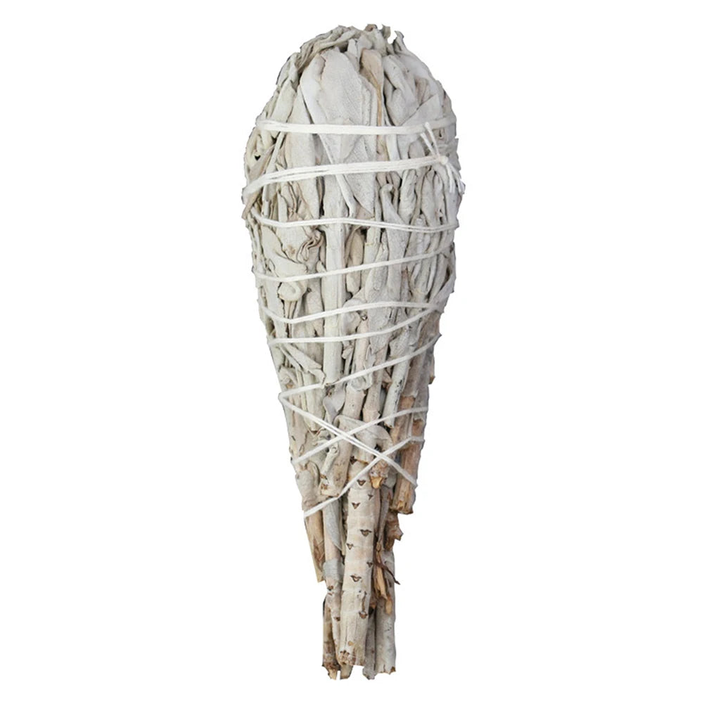 Palo Santo Natural White Sage Grass Bundle Smudge Sticks Pure Leaf Smoky Indoor Purification Grass Incense Home Office Cleansing