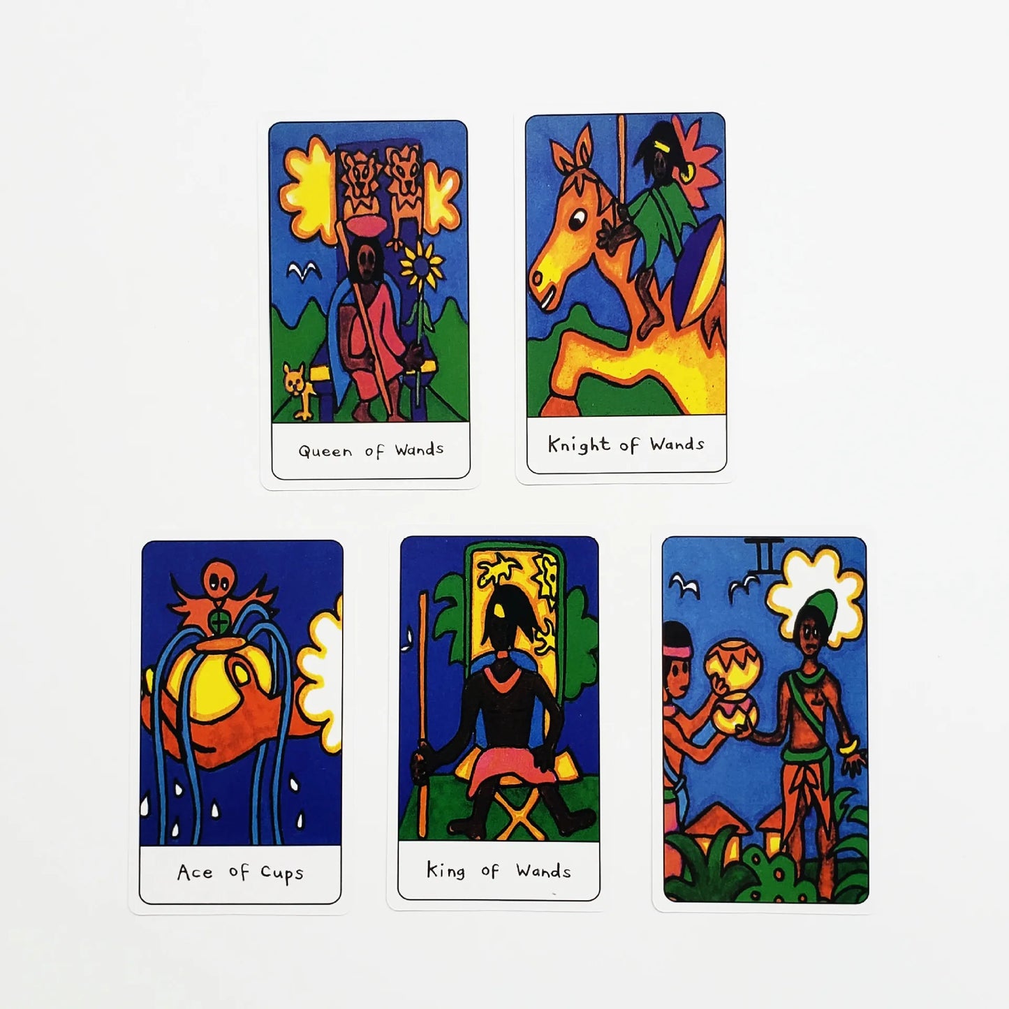 African Tarot Cards deck Fortune Telling Divination Oracle Family Leisure Game With PDF Guidebook board games