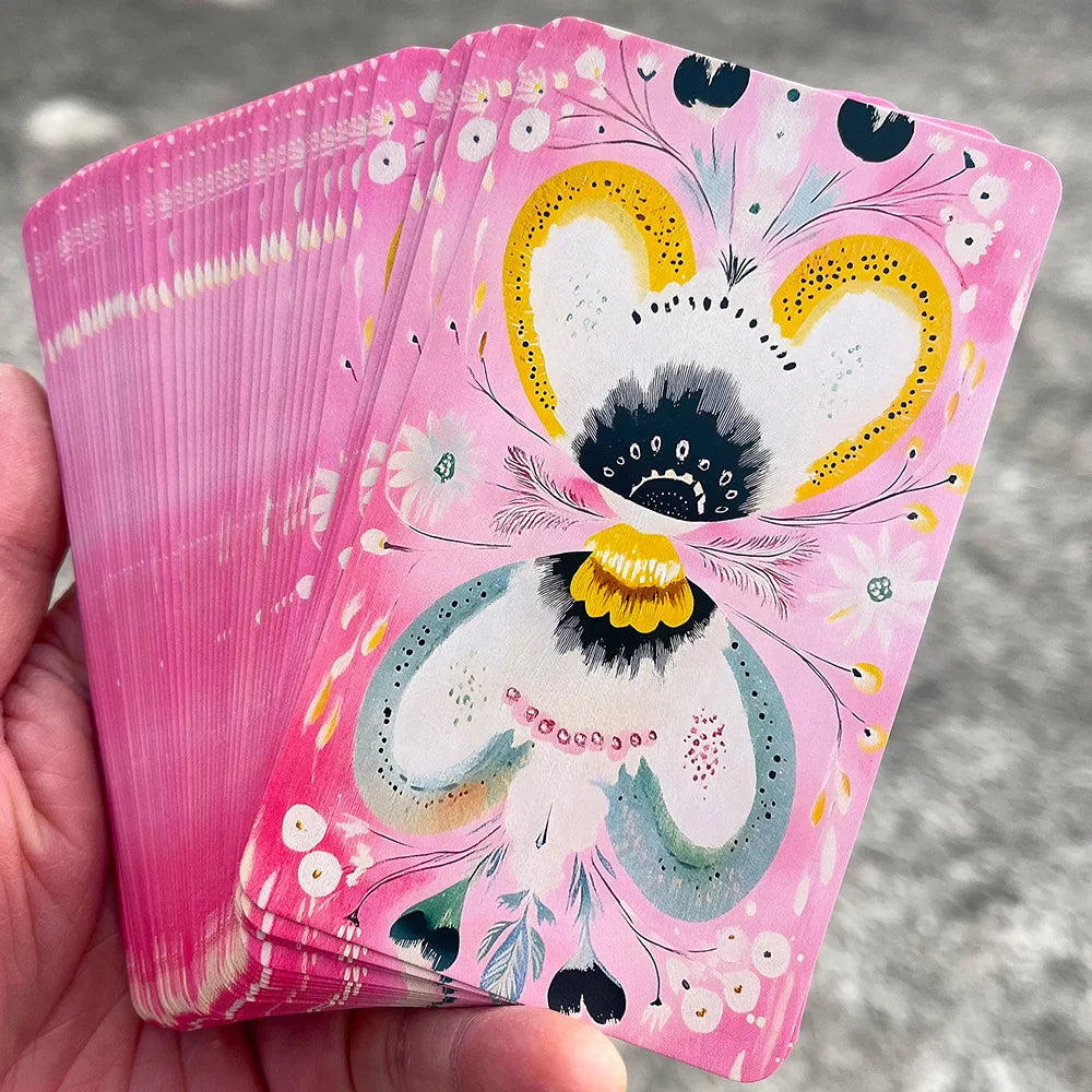 Romance Oracle Cards,  Deep Love Tarot Cards, Relationship Card, English Version, Lover Clarity Cards, 12x7cm, 56-Cards Taro