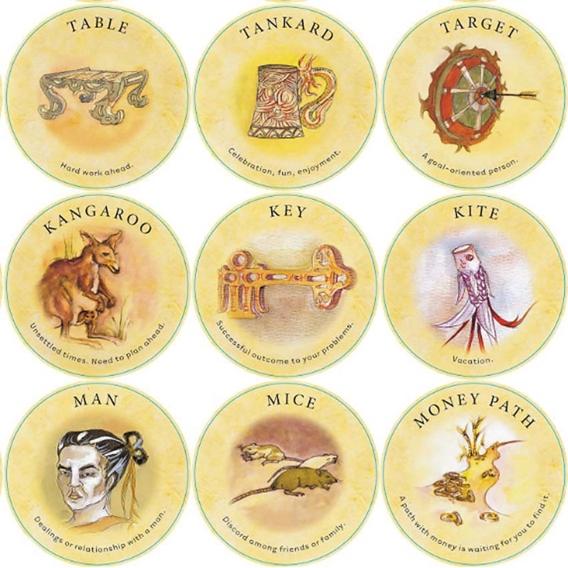 Tea Leaf Fortune Cards Tarot Oracle Card Prophecy Divination Deck Family Party Board Game Fortune Telling Game