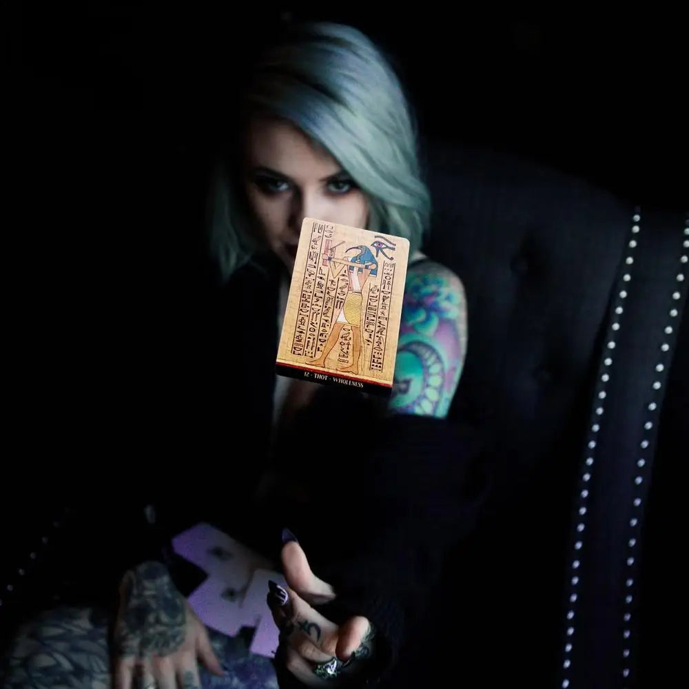 Tarot Cards EGYPTIAN GODS ORACLE CARDS English Version For Female Girls Board Game Oracle Cards Party English Playing Cards