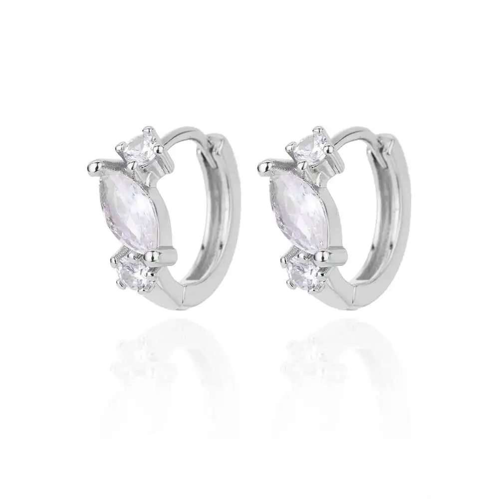 Lucky Evil Eye Hoop Earrings for Women Stainless Steel Earrings 2024 Trend Couple Aesthetic Ear Jewelry Freeshipping Item aretes
