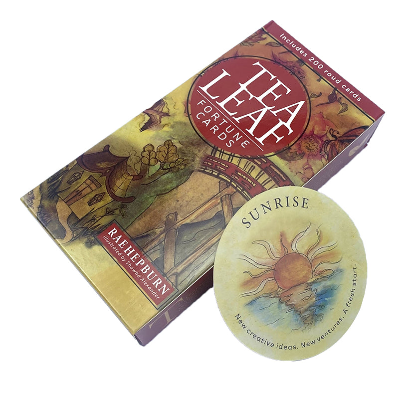 Tea Leaf Fortune Cards Tarot Oracle Card Prophecy Divination Deck Family Party Board Game Fortune Telling Game