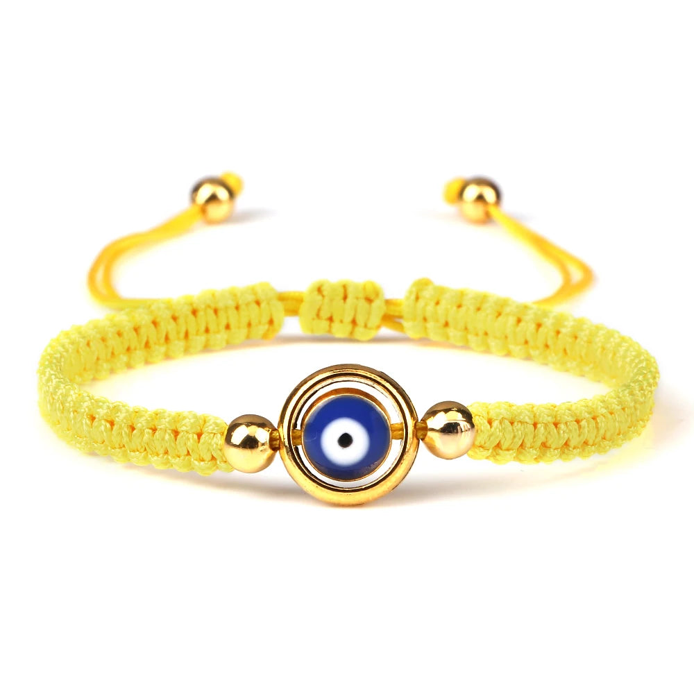 Charm Turkish Style Blue Evil Eye Bracelets & Bangle For Women Men Handmade Woven Lucky Red Rope Bracelet Friendship Jewelry