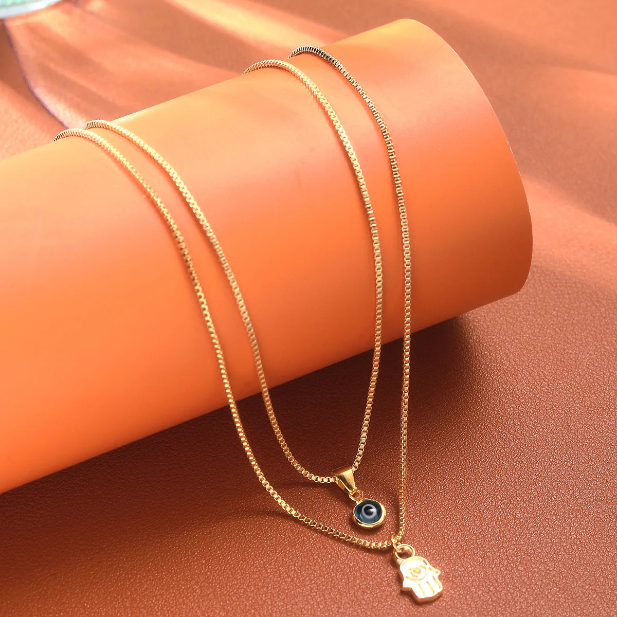 Zircon Evil Eye Necklace for Women Gold Color Choker Chain Turkish Blue Eyes Pendant Necklace Lucky Jewelry Gift collier femme
