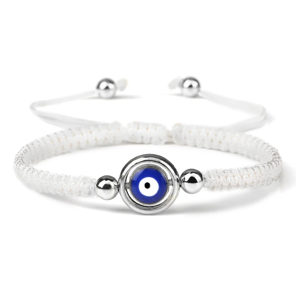 Charm Turkish Style Blue Evil Eye Bracelets & Bangle For Women Men Handmade Woven Lucky Red Rope Bracelet Friendship Jewelry
