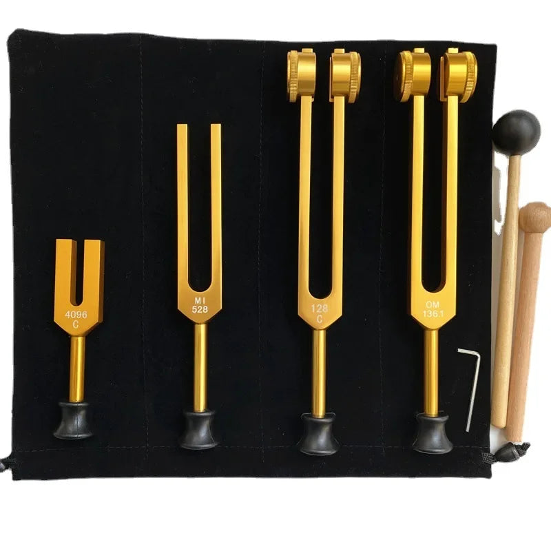 Chakras Tunning Fork Set Yoga Sound Healing Tuning Forks Set Musical Instrument Drawer Percussion Effects Instruments Therapies